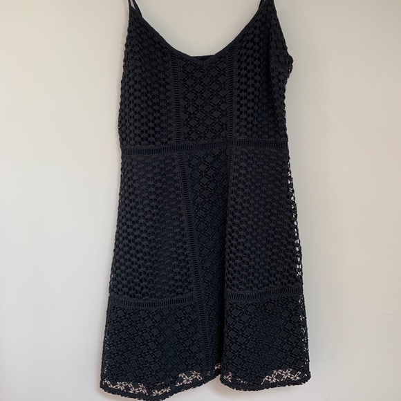 abercrombie black texture dress - Picture 1 of 3